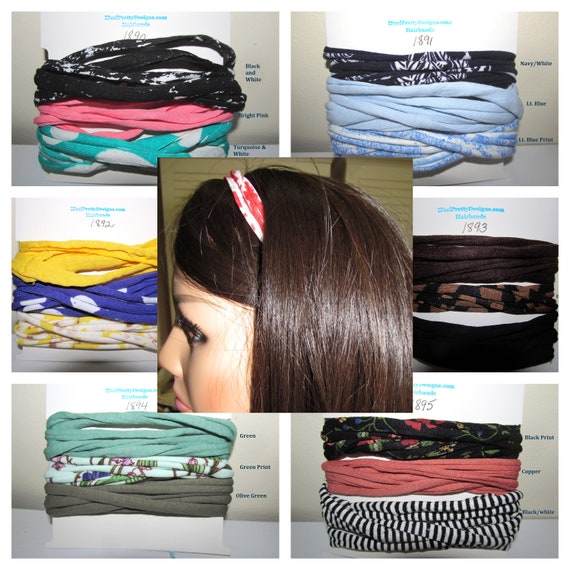 R1890-95 3-Pack Hair Bands Head Bands - You Choose