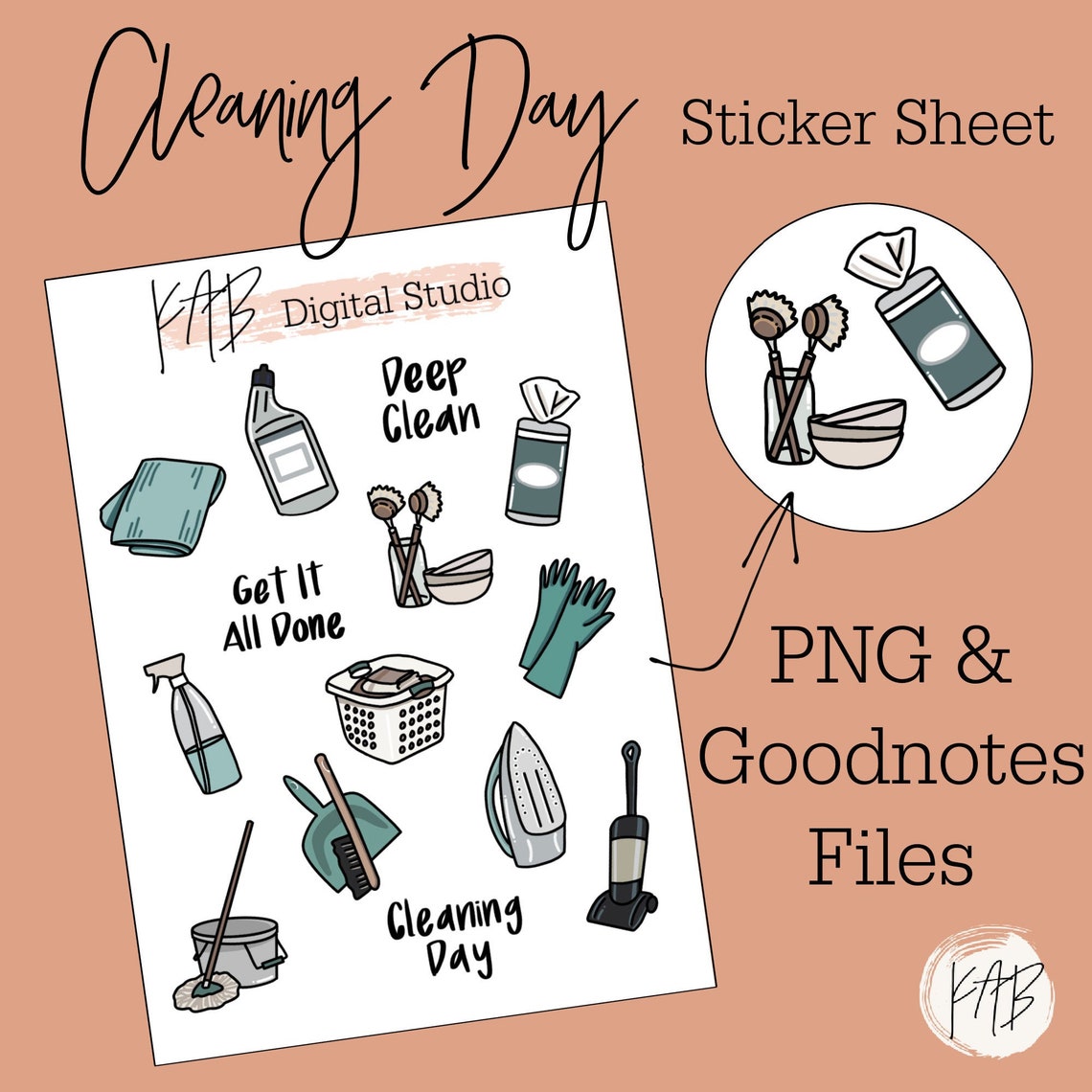 Bullet Journal Cleaning Printable