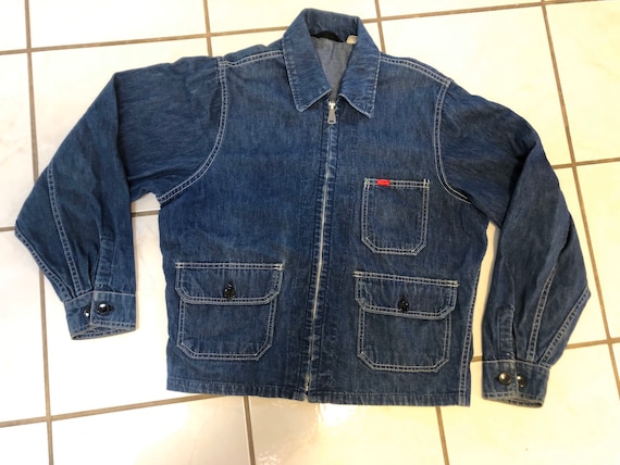 50's Big Smith light work denim Jacket M