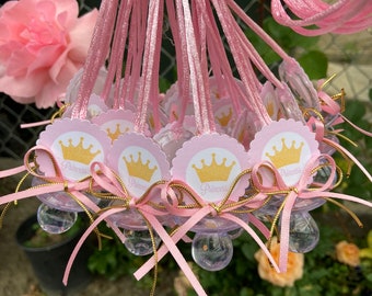 Baby Shower Favors, Baby Pacifiers, It's A Girl, Recuerdos Baby