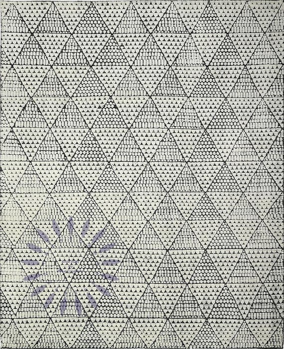 Hand Knotted Serapi Wool Rug