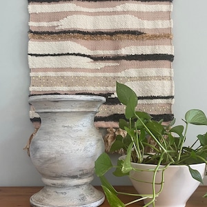 Aged Wooden Urn
