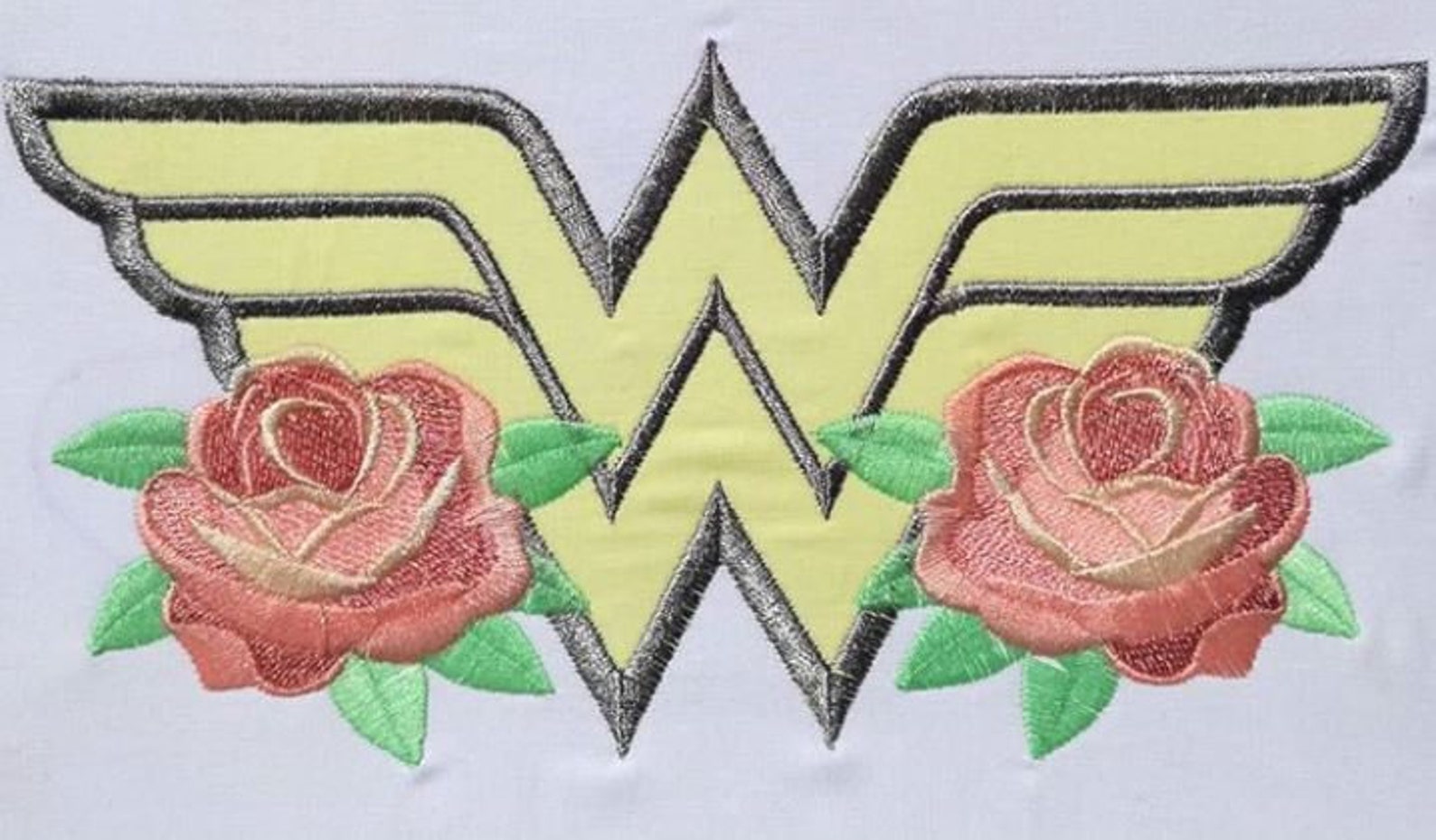 Wonder woman machine embroidery design instant download  etsy