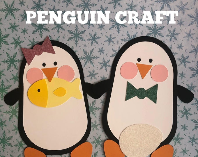 Mommy & Daddy Penguin Craft