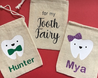 Personalized Tooth Fairy Bag