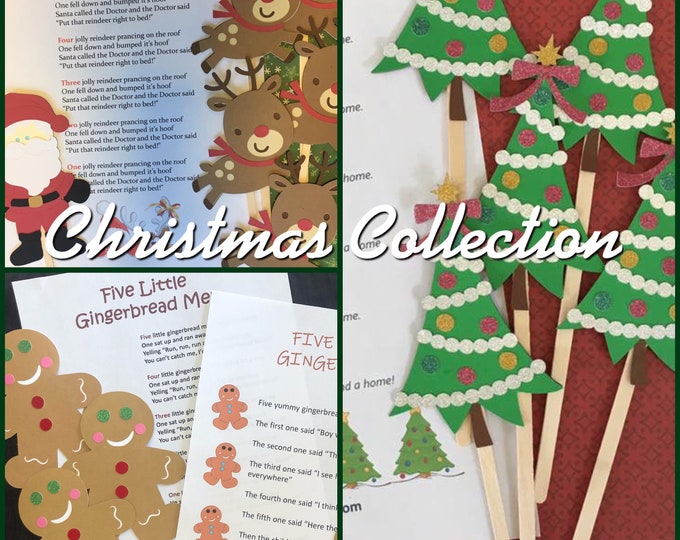 Christmas Collection for Literacy and Speech Therapy