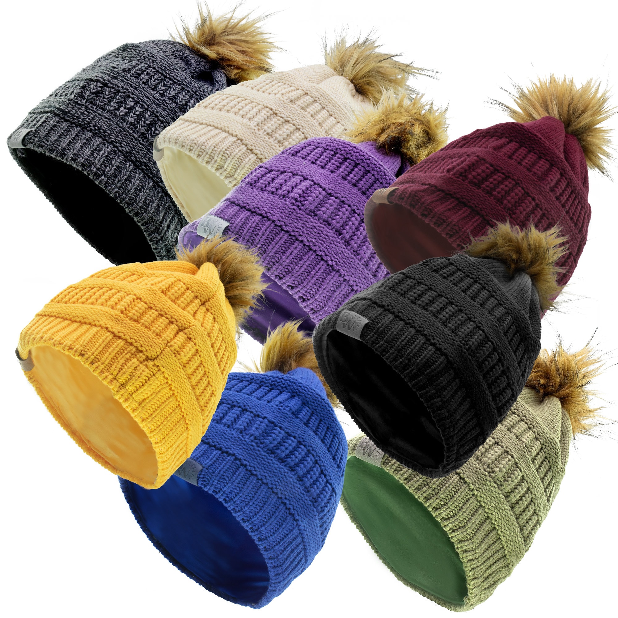 satin inside beanie