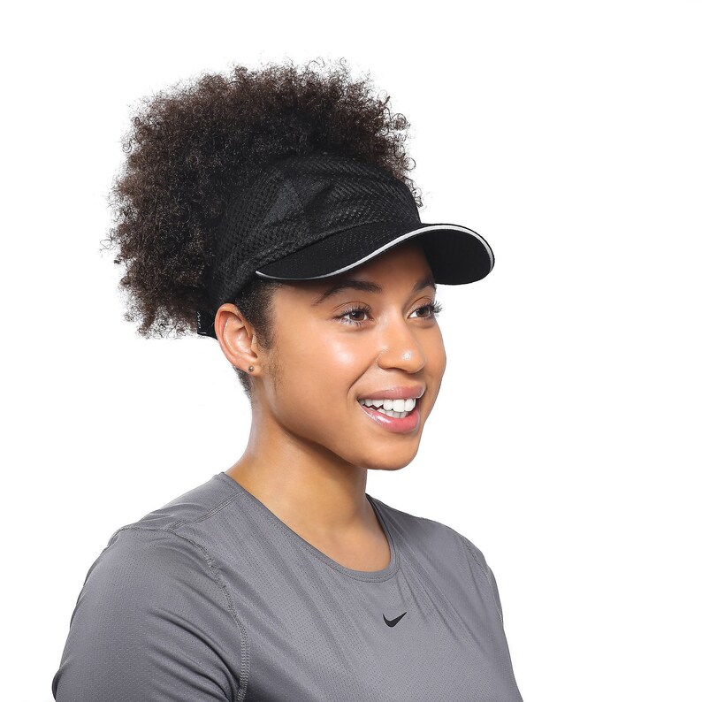 Quick Dry Backless Running and Sports Hat for Women in Black Etsy