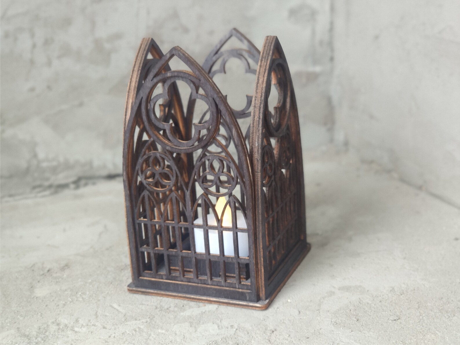 Gothic Candles Holder Gothic Arch Candle holder Gothic Etsy