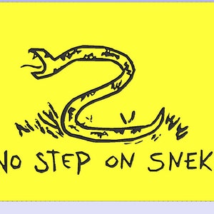 No Step On Snek logo vcarve svg File for CNC laser engraving crv svg dxf Sneak