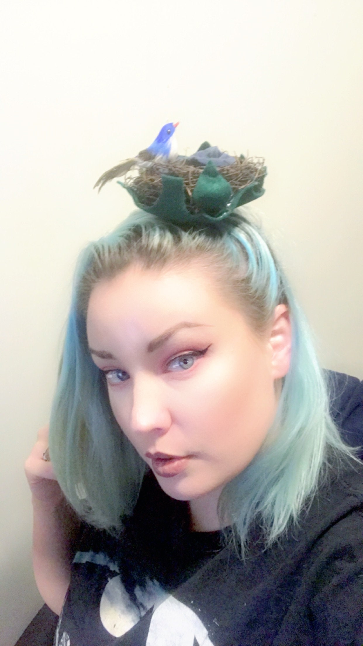 Birds nest hair accessory Etsy