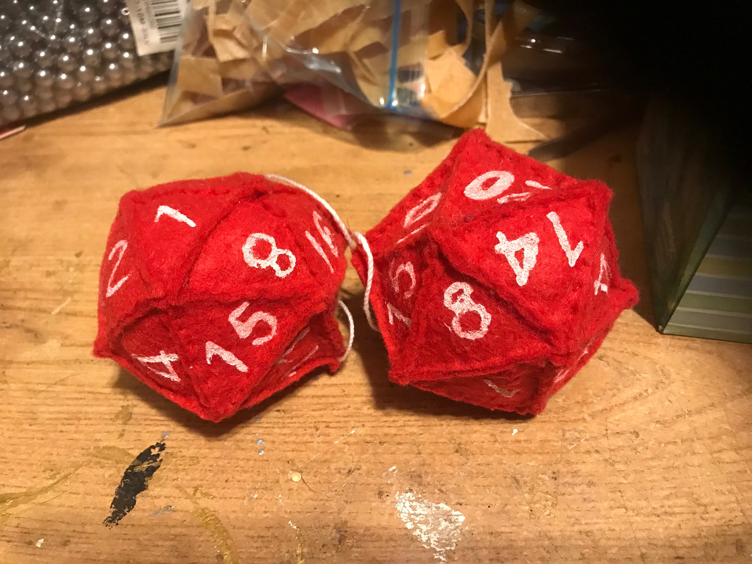 D20 car dice Etsy