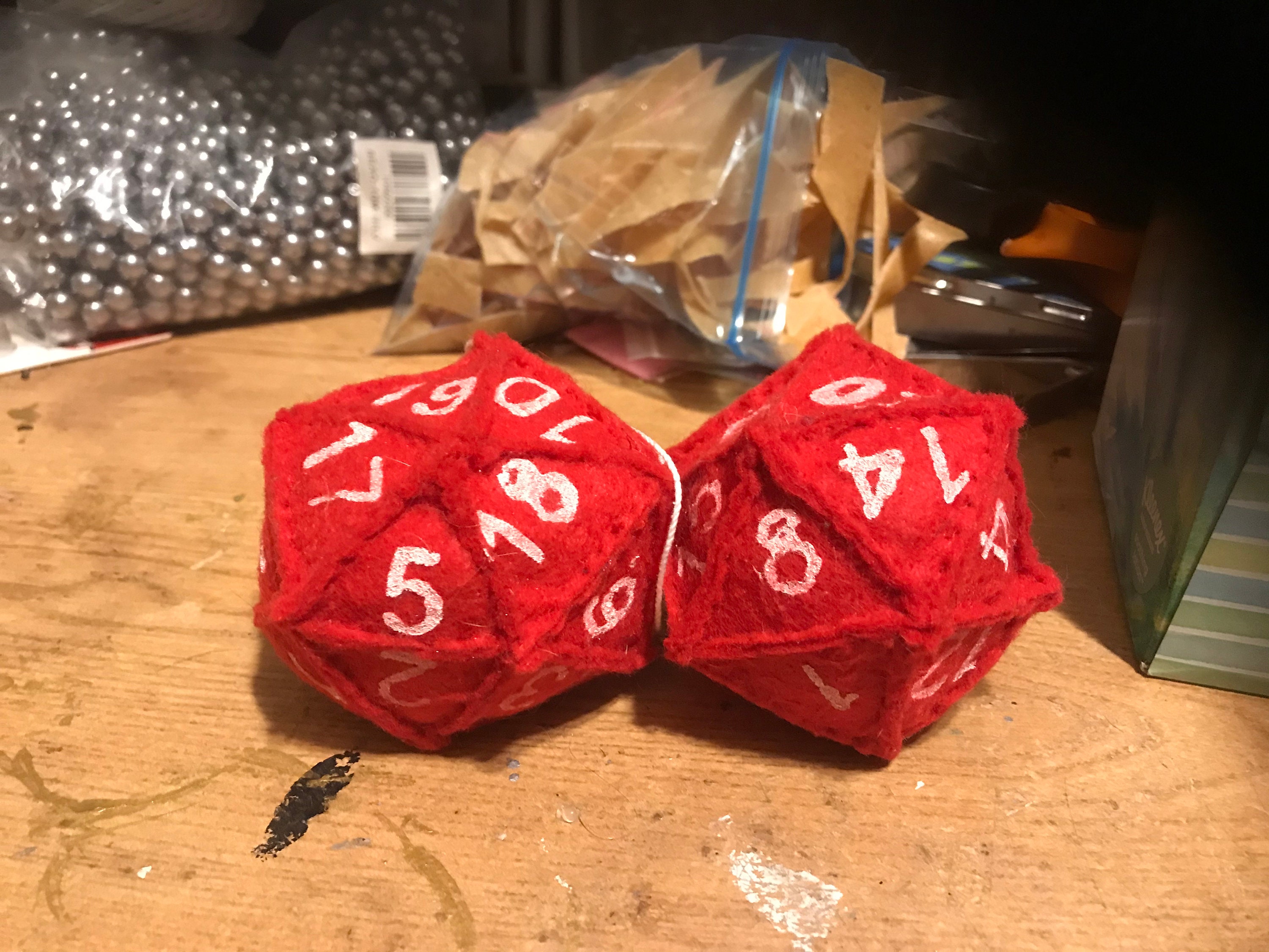 D20 car dice Etsy