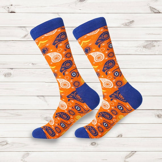 womens cotton socks fun mens dress socks bulgarian print woman mens socks geometric socks wedding socks patterned socks