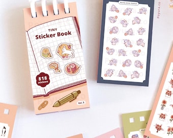 Tiny Sticker Book Collection – Mini Deco Stickers for Journals, Planners, Photocards