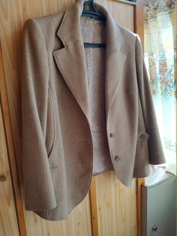 Vintage women suit , ussr fashion , soviet stail,