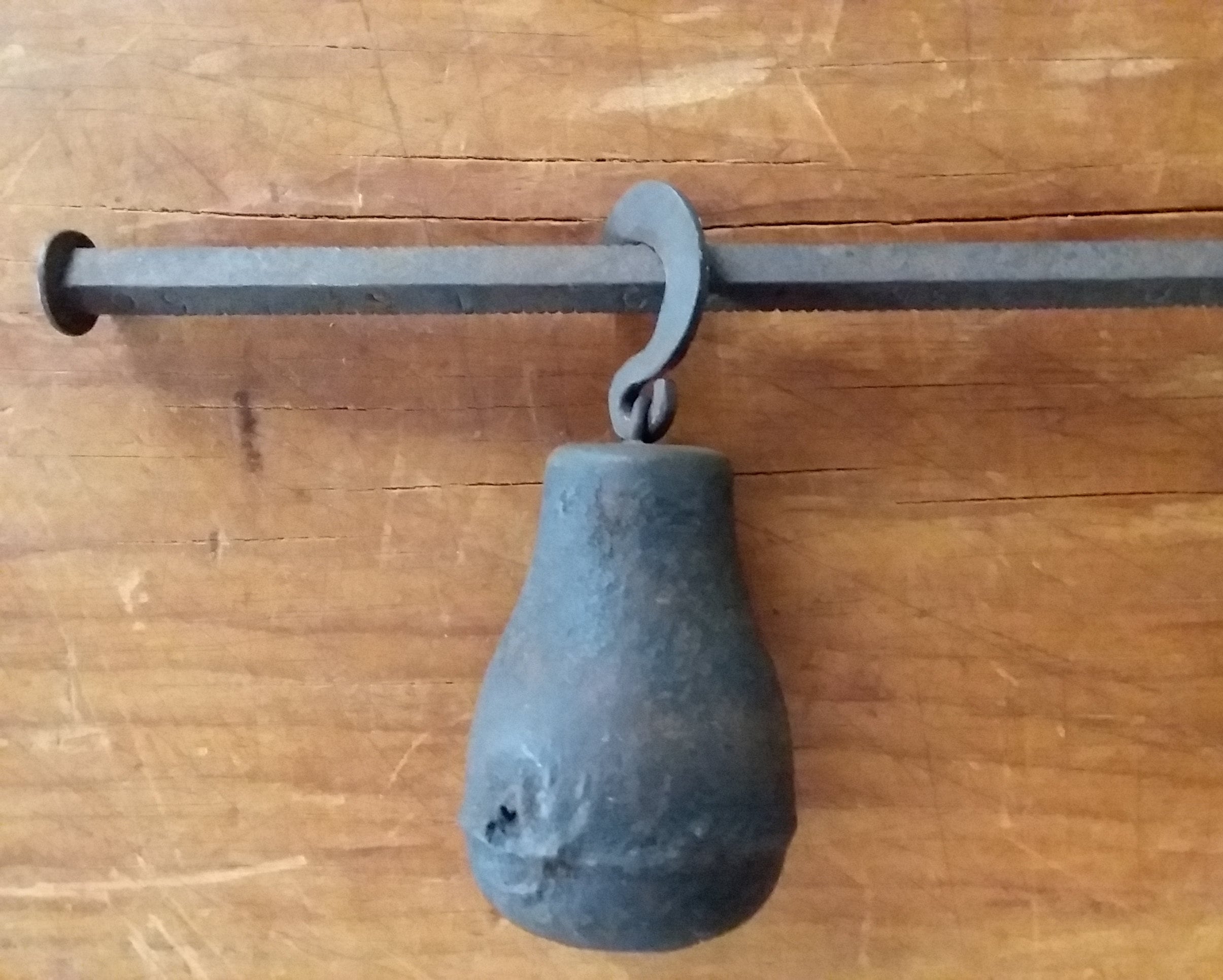 Antique Hanging Cast Iron Balance Beam Scale Arm Weight with Etsy