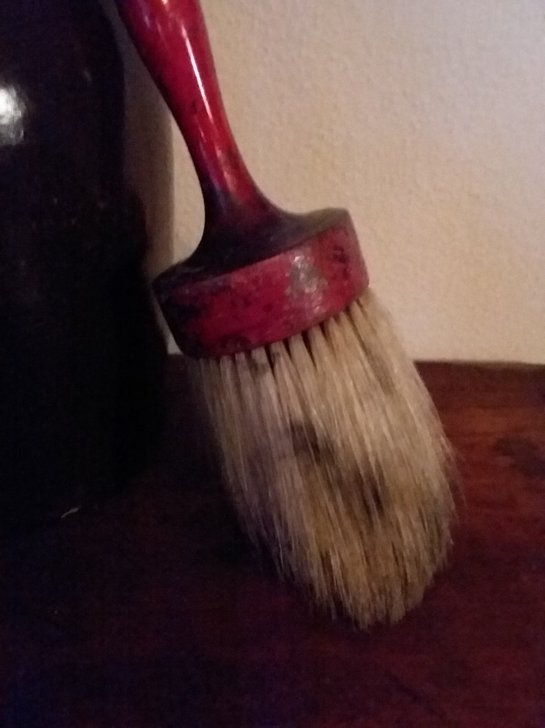Vintage Antique Horsehair Paint Brush Rustic/Farmhouse Decor Etsy