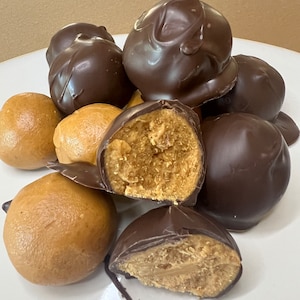 Keto/GF peanut butter truffles