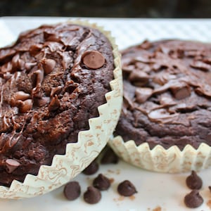 FAT FREE Chocolate Muffins