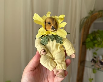 CLEARANCE Duckling Taxidermy Doll