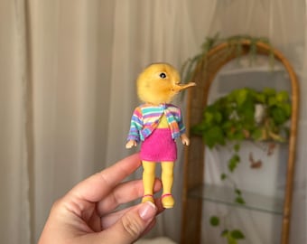 Duckling Taxidermy Doll