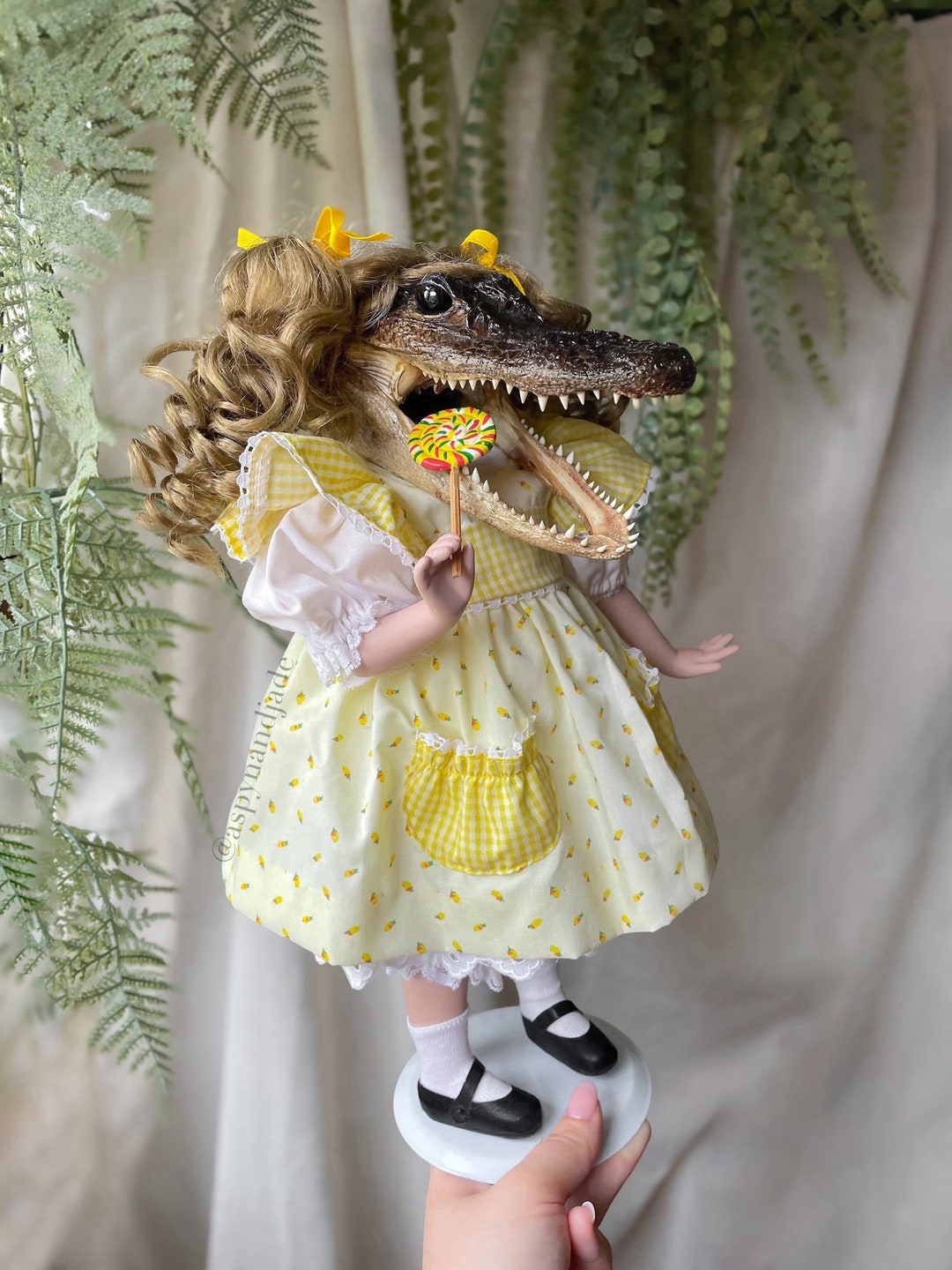 Candy Alligator Doll Etsy