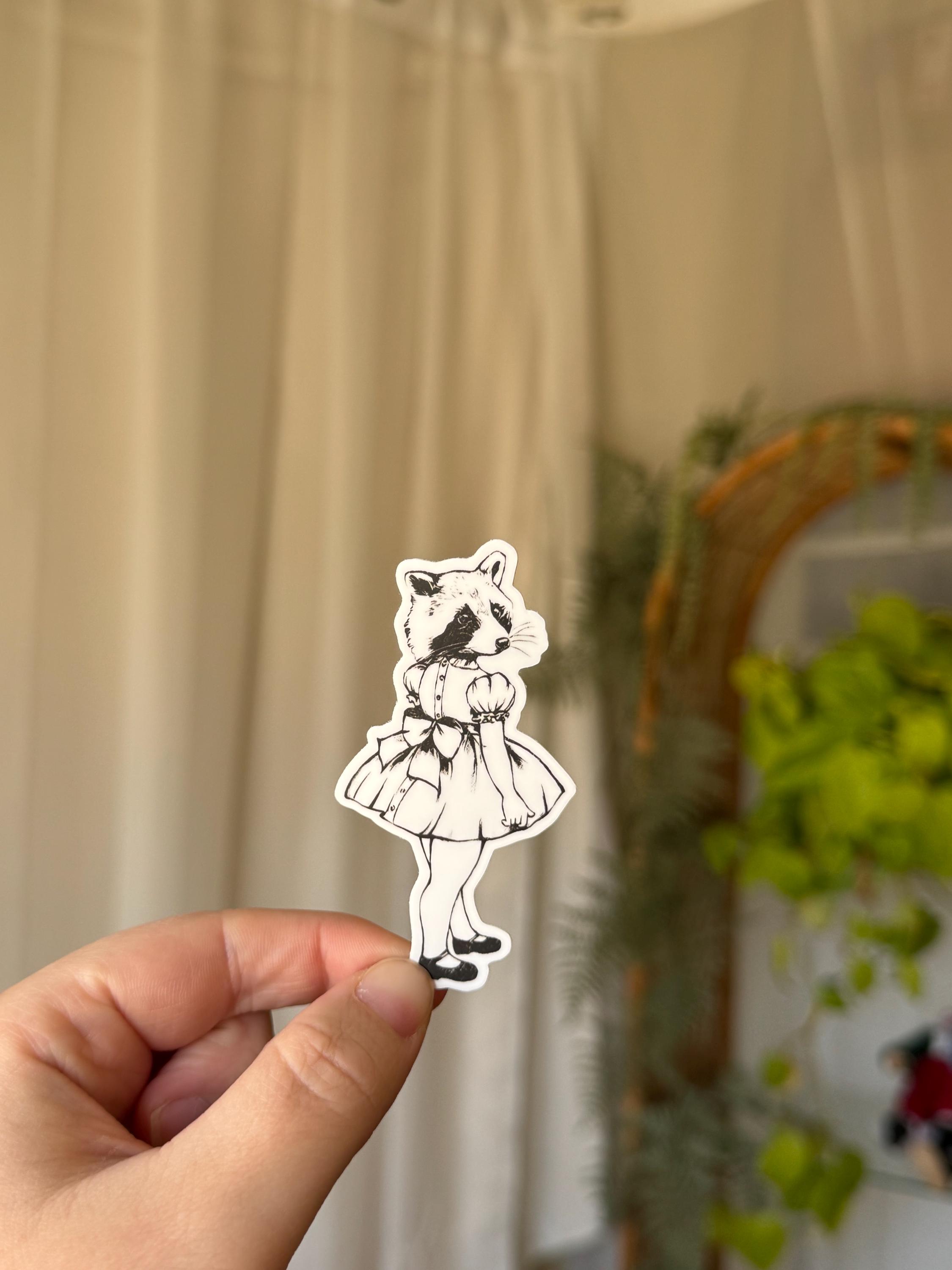 Sticker BUNDLE of 7 | Praying Raccoon | Angry Opossum | Oddity ...