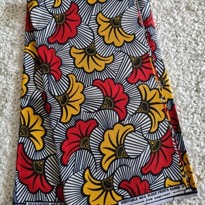 African Ankara Print Fabric: Sewing and Dress Making Fabric, Craft and Upholstery Fabric, 100% Cotton African print, African Headwrap Fabric