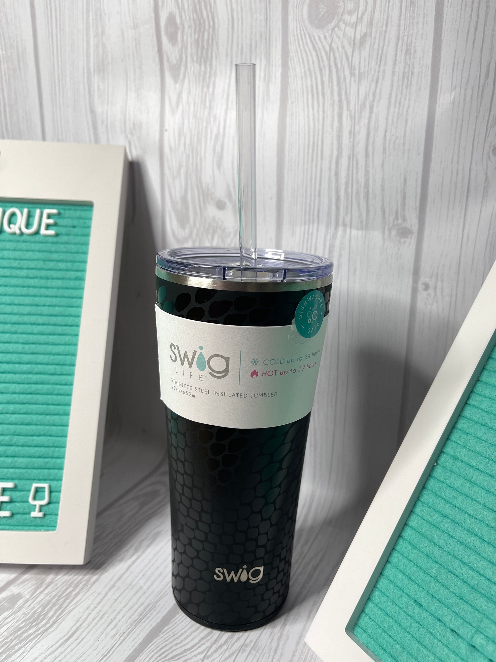 Swig Life 22oz Dragon Glass Tumbler with Straw Etsy