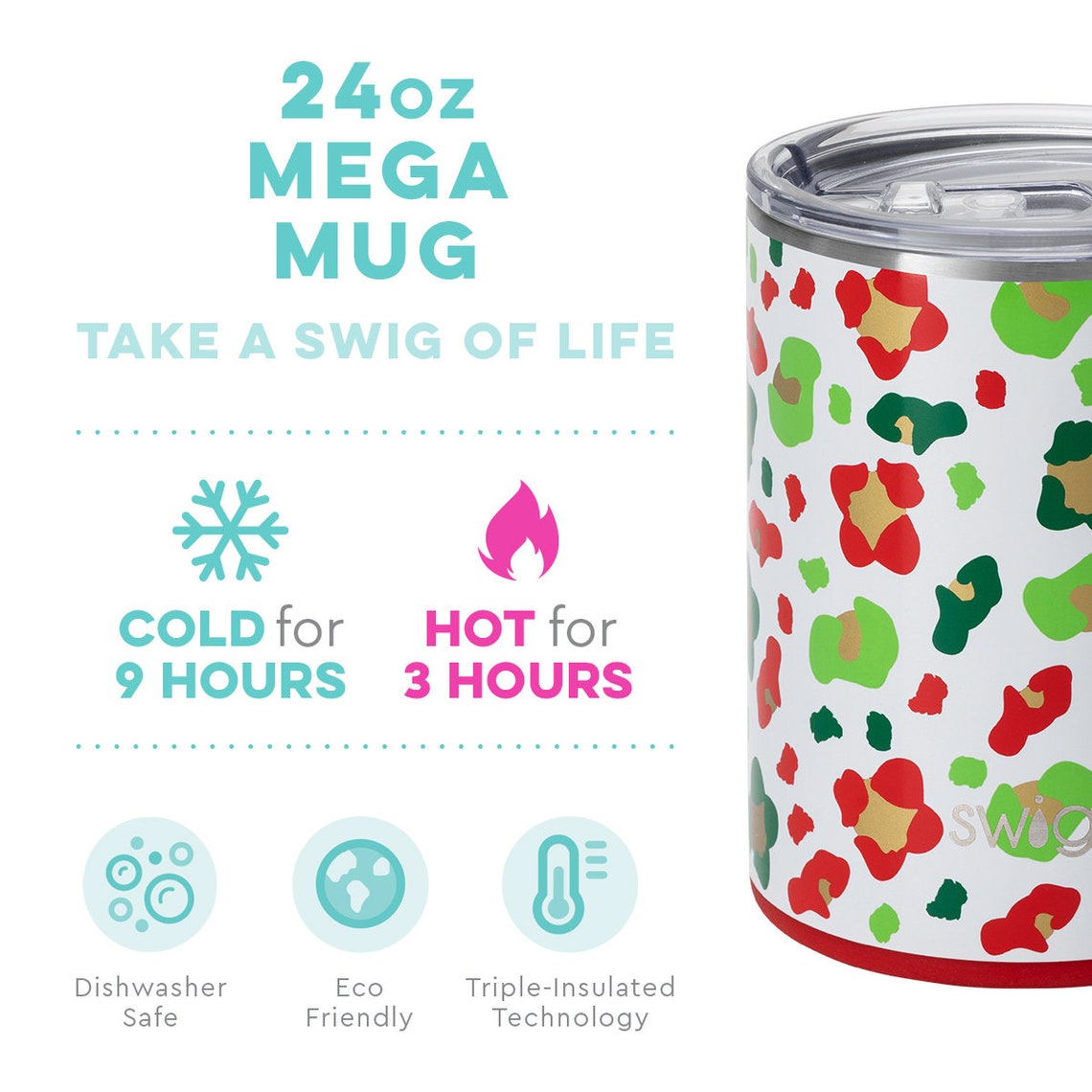 PREORDER HOLIDAY Swig Life Jingle Jungle 24oz Mega Mug with Etsy