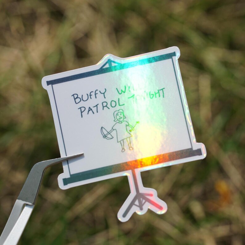 Patrol Tonight Projector Sticker or Magnet: Vampire Slayer - Etsy