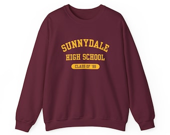 Sunnydale High School Crewneck Sweatshirt: 90s TV Show