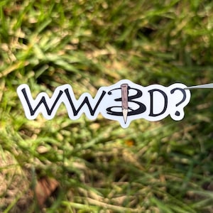 Pegatina o imán de WWBD