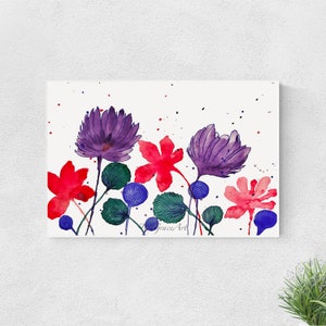 Wall Prints, Watercolour Art Prints, Landscape Prints, Nature Prints, Floral Wall Art, Abstract Art Print, Watercolour Printable, Leaf print