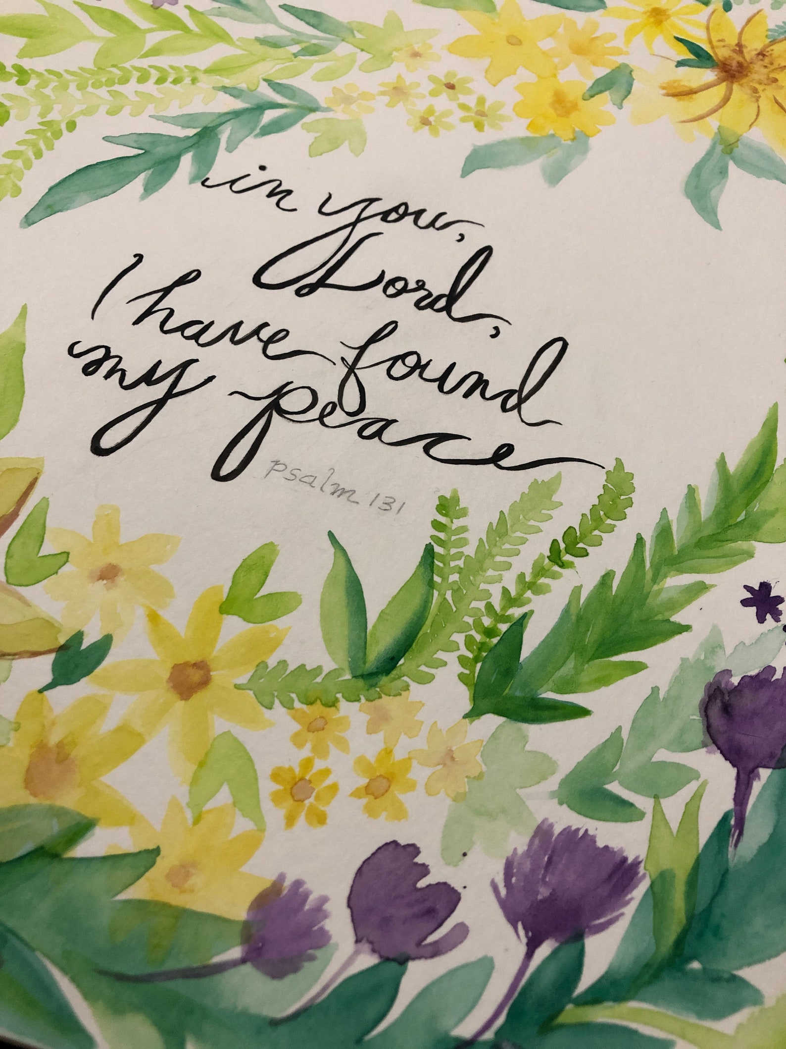 Scripture Art Prints Bible Verse Framed Art Watercolour Etsy Canada