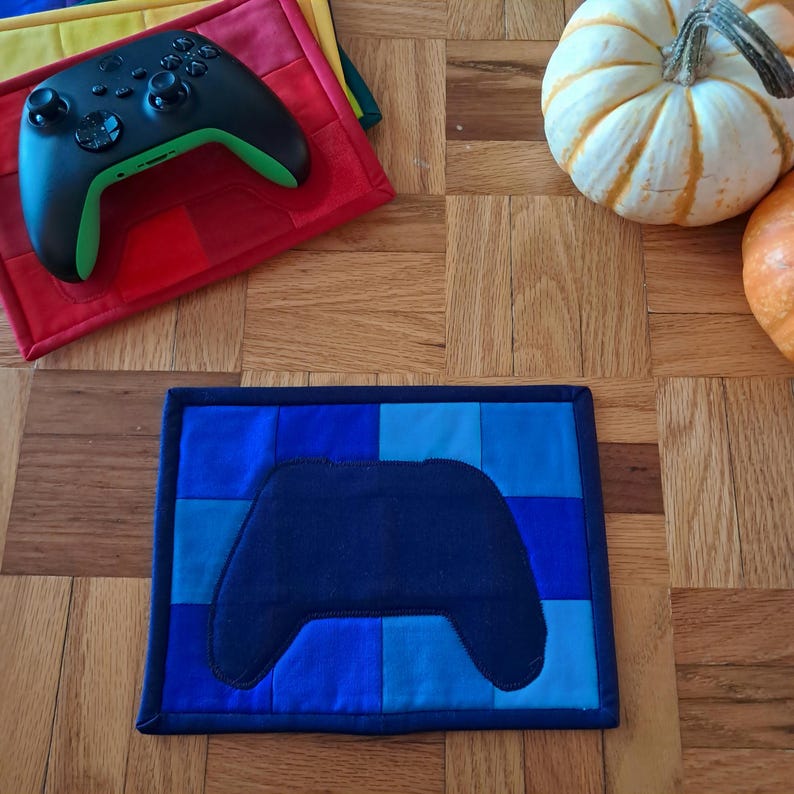 Controller Rug | Blue Version Controller Rug | Controller Holder | Controller Protector | Blue Controller Rug afbeelding 1