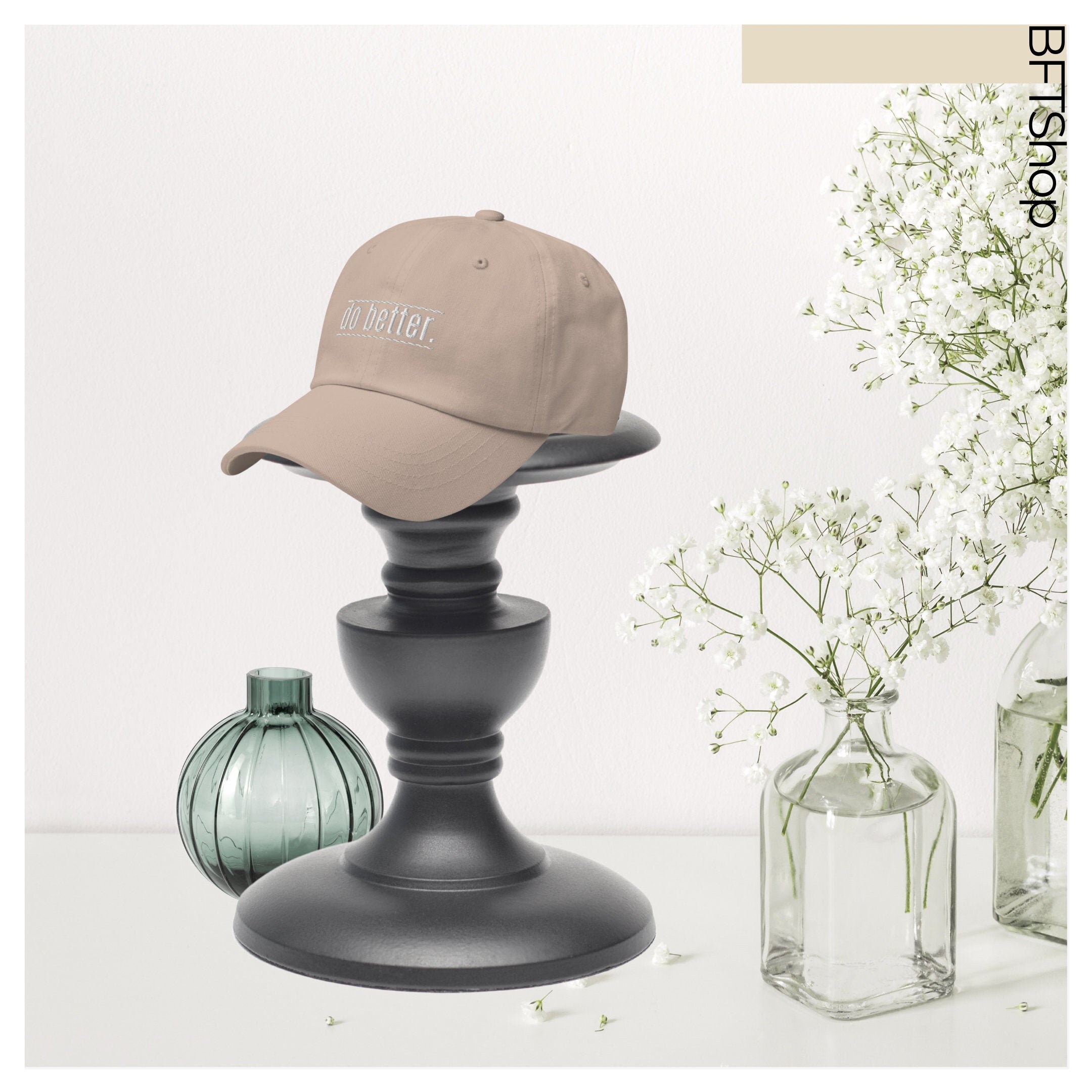 The Original Do Better Dad Hat Black 