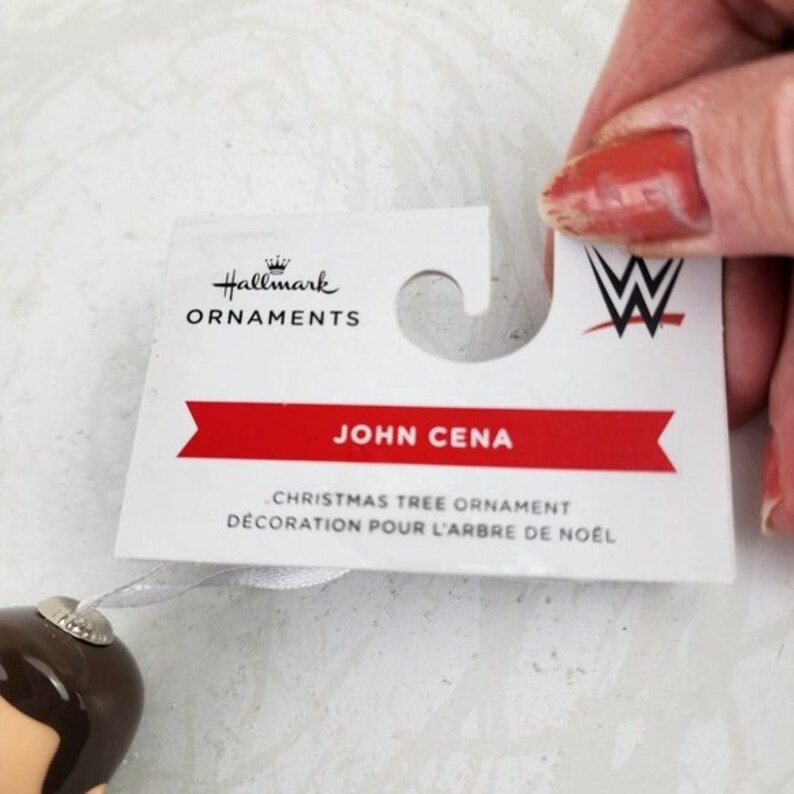 John Cena Christmas Ornament 