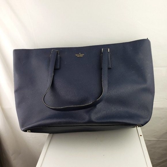 Kate Spade Womens Navy Blue Tote Handbag - Etsy
