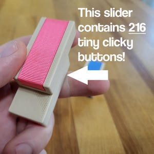 El Pico Crunch: un pequeño deslizador magnético con 216 botones táctiles.