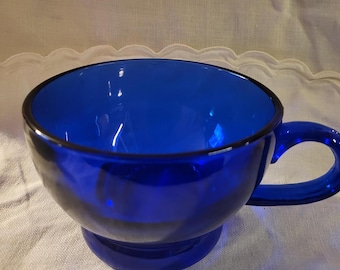 Large Cobalt Blue Coffee Cup