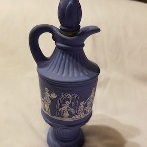 Vintage Collectible Bottle By Avon;  Avon Bird of Paradise Perfume Bottle; Grecian Style Avon Bottle