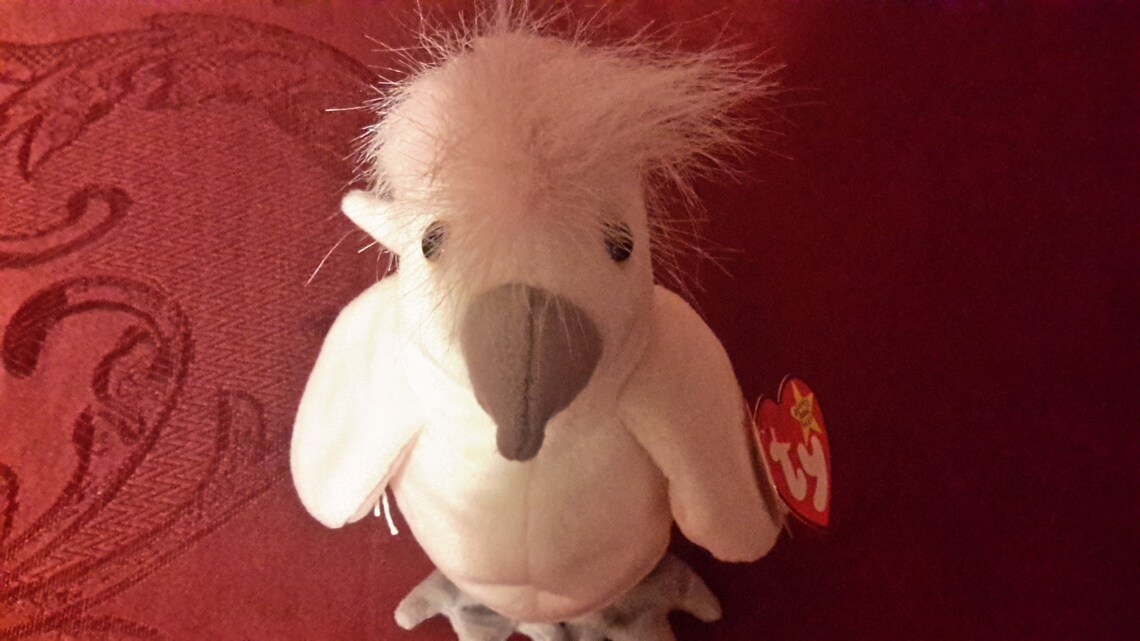 Kuku Beanie Baby Original Kuku the Cockatoo, 1997 Beanie Babies Valuable Beanies Etsy
