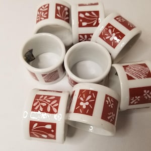 Napkin Rings, Set of 8