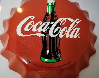 Coca Cola Bottle Cap Sign