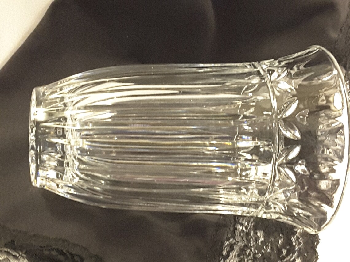 Block Crystal Tulip Vase Crystal Vase With Tulip Garden Etsy