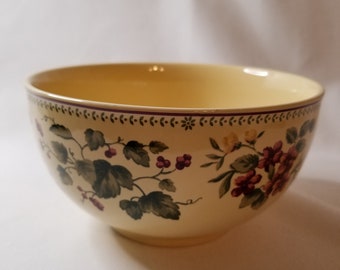 Vintage Waverly Floral Manor Garden Room Soup Cereal Bowl