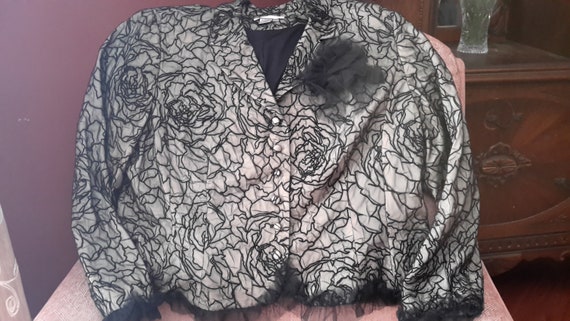 Vintage Adrianna Papéll Ladies Jacket; Plus Size … - image 1