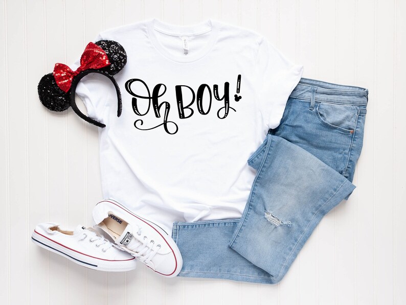 Download Mickey Mouse Oh Boy SVG Disney SVG DXF File Hand Lettered ...
